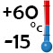 de -15°C à +60°C