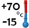 de -15°C à +70°C