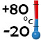 de -20°C à +80°C