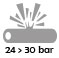 de 24 à 30 bar