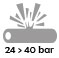 de 24 à 40 bar