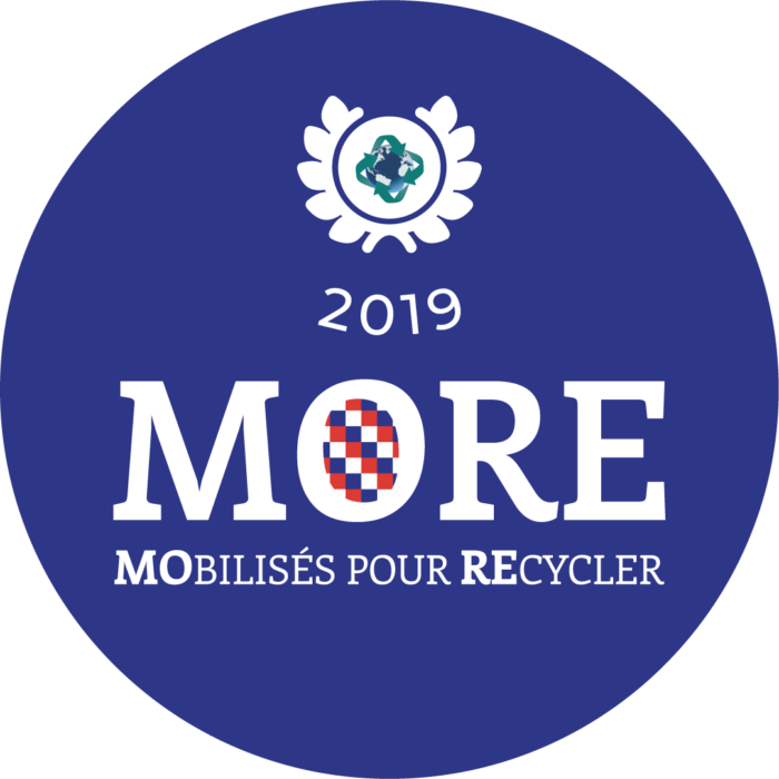 Logo label MORE 2019 mobilisés pour recycler